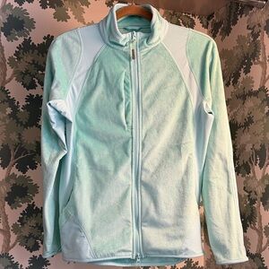 Peter Millar Mint Green Zip Light Jacket